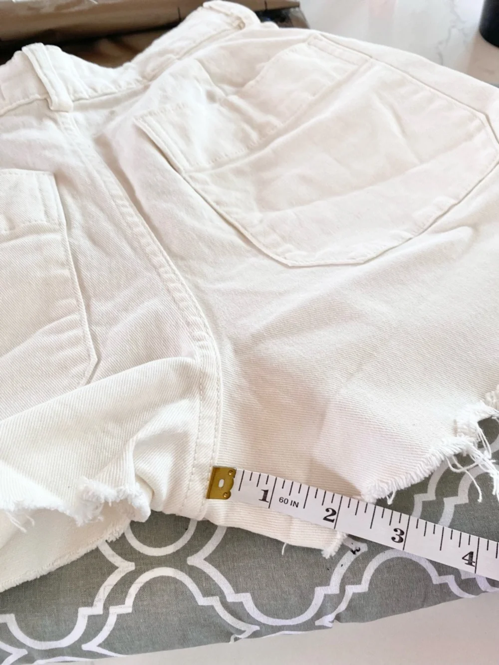 Everlane denim shorts
